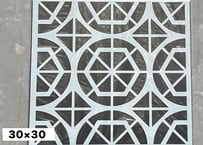 《サンデコステンシル》HEXAGON 30×30 / K-140