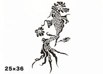 《サンデコステンシル》ZEN GARDEN Shihosu 25×36 / ZB-2