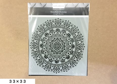 《サンデコステンシル》CLASSIC PIZZO 33×33 / K-152