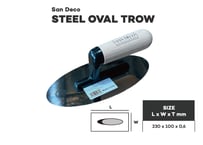 [SANDECO]　OVAL TROWEL