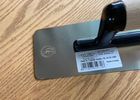 《サンデコツール》Stainless-Steel Flexible Trowel 240×100