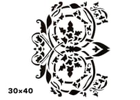 《サンデコステンシル》MOROCCAN COURTYARDS Casablanca 30×40 / FA-1