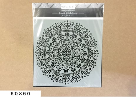 《サンデコステンシル》CLASSIC PIZZO 60×60 / K-153