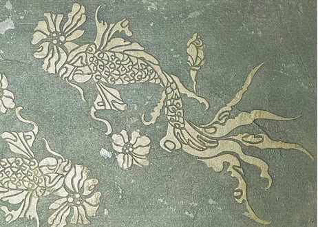 《サンデコステンシル》ZEN GARDEN Shihosu 30×40 / ZB-2