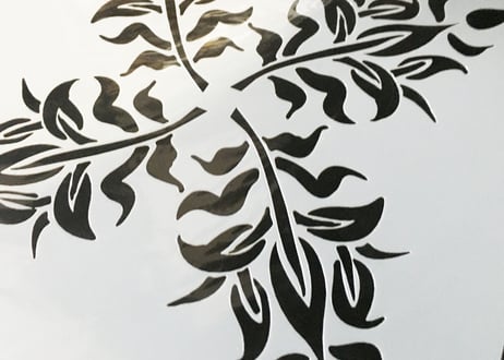 《サンデコステンシル》INDIAN DAMASK Oriental 33×33 / HD-5