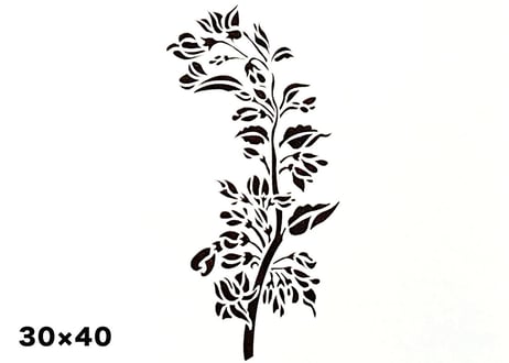 《サンデコステンシル》ZEN GARDEN Sakura 30×40 / ZB-5