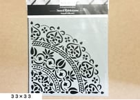 《サンデコステンシル》CLASSIC LACE 33×33 / K-154