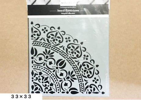 《サンデコステンシル》CLASSIC LACE 33×33 / K-154