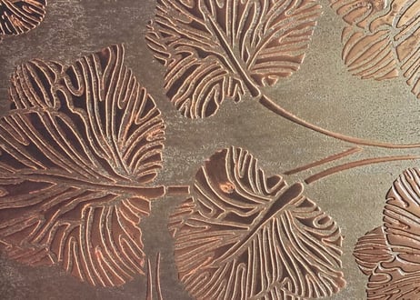 《サンデコステンシル》ZEN GARDEN Happa 15×15 / ZB-4