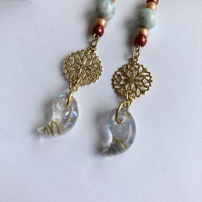 ☆☆999☆☆オルゴナイト☆ストラップ、ピアス、チャーム☆ rysshop_b-0375