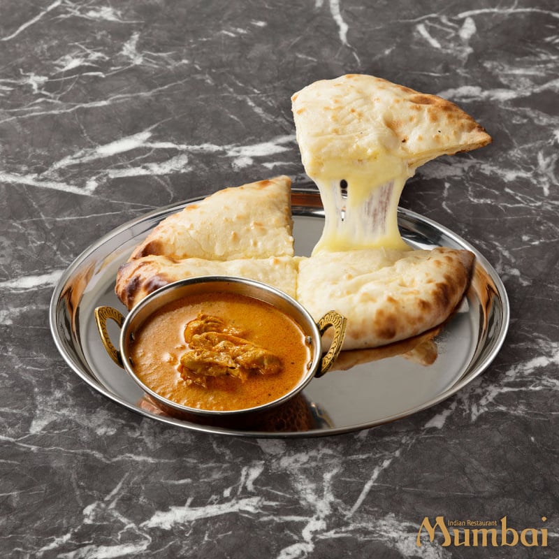 食品サンプル チーズナン 冷凍カレー＆冷凍チーズナンセット】お好きなカレー1食