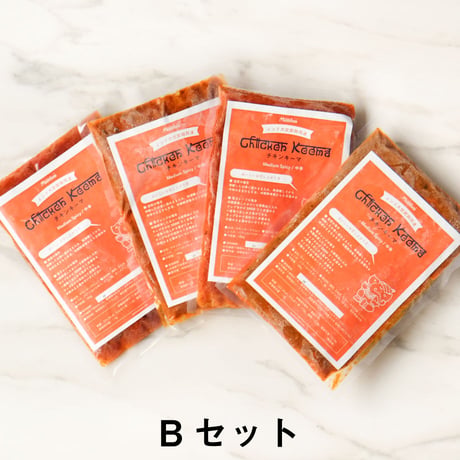 お好きなカレー4食+ナン１袋+チーズナン１袋
