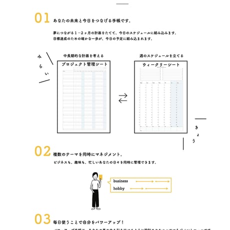 パワーアップ手帳　星座版　ネイビー