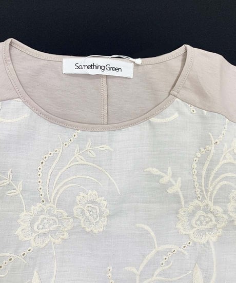 21SS【Something Green】レースプルオーバー SG2131003