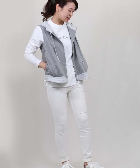 【Cordial Clothing】2マテリアルパーカーベスト CC2131106