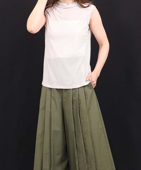 21SS【Something Green】タックワイドパンツ SG2133005