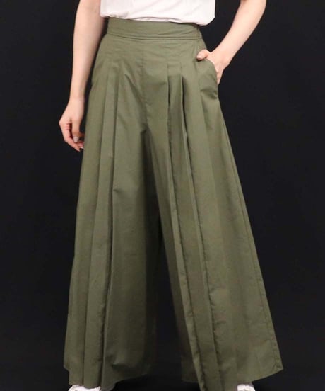 21SS【Something Green】タックワイドパンツ SG2133005