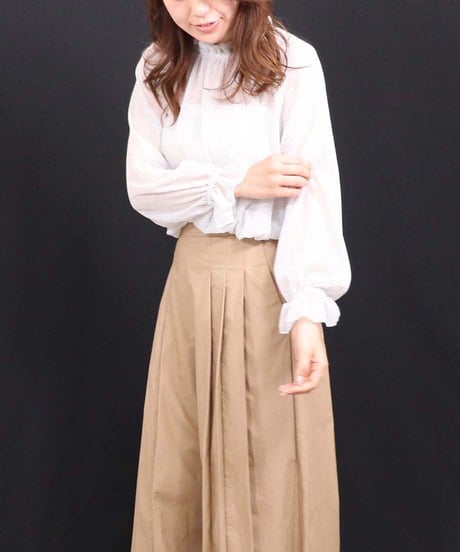 21SS【Something Green】ドットブラウス SG2132004