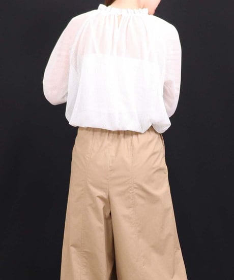 21SS【Something Green】ドットブラウス SG2132004