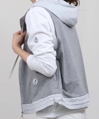 【Cordial Clothing】2マテリアルパーカーベスト CC2131106