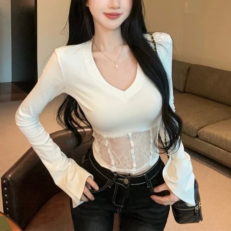 トップス dolly The Laundry Room No One's Dolly Baby Rib Tee in White | REVOLVE