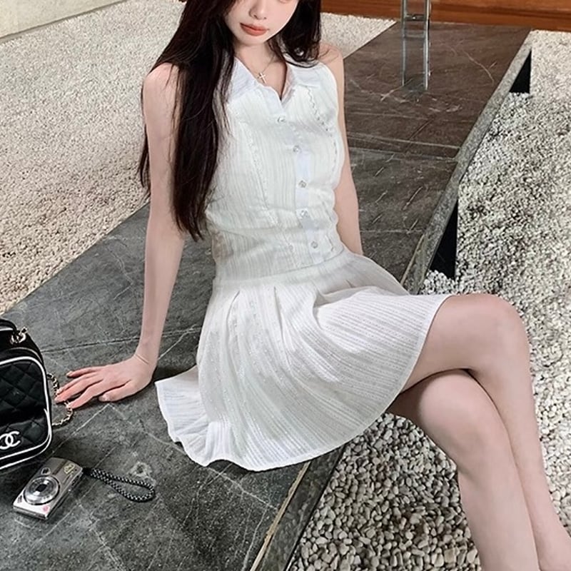 OBLIシネマワンピース　白　サイズ0 オブリ　ホワイト OBLIシネマワンピース 白 サイズ0 オブリ ホワイト OBLIシネマ