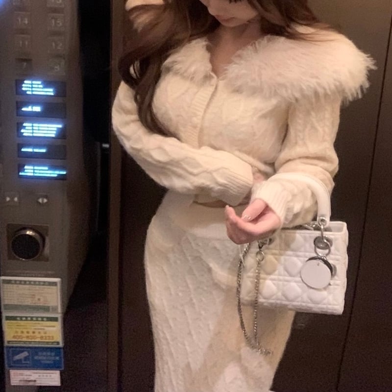 fur fur ニットセットアップ fur fur ニットセットアップ