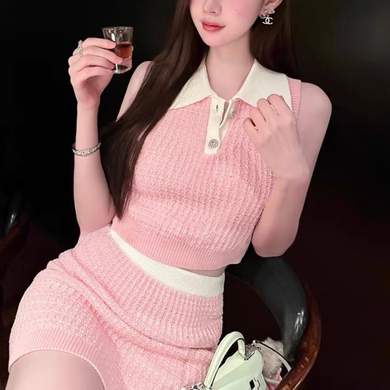 ピンクバイカラーフレンチセットアップ 1232 | Dolly