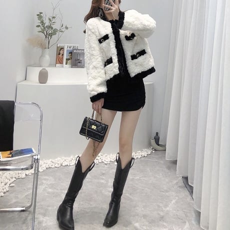 フレンチレトロシックジャケット　0354