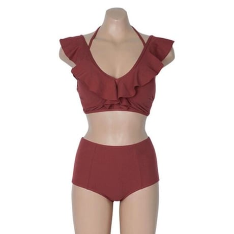 ピンクフリルセクシーSWIM WEAR　0197