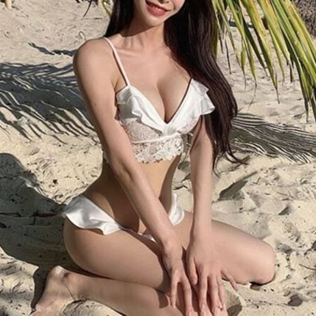 ホワイトレースSWIM WEAR 　0198