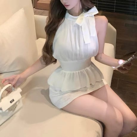 フェミニンリボンシフォントップス　 1167