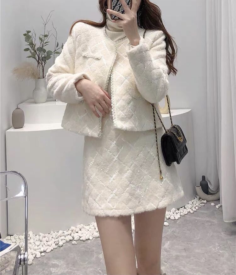 ホワイトキルティングセットアップ 0386 | Dolly