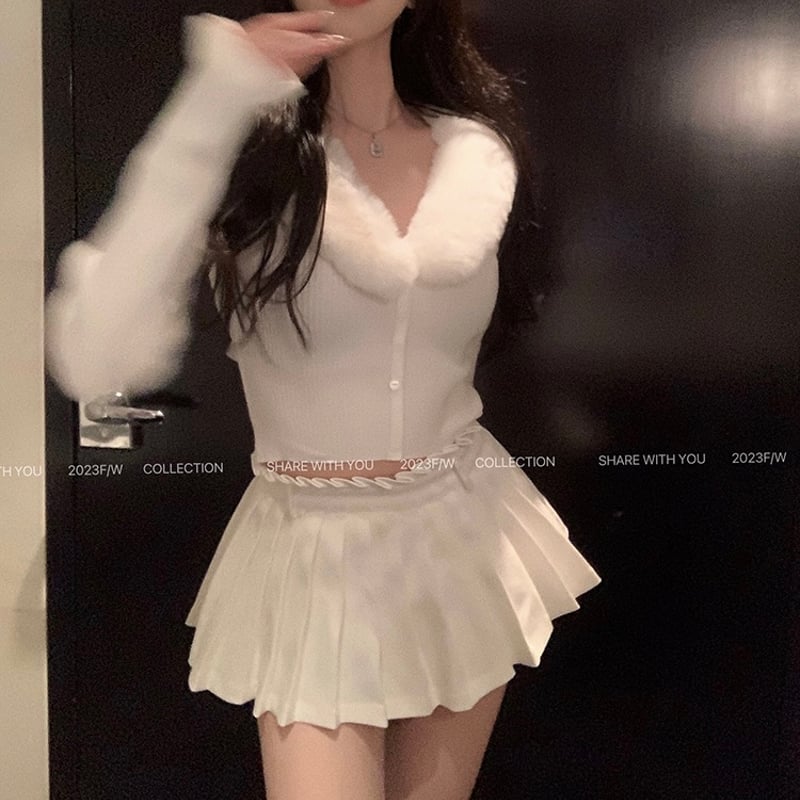 ネックファーニットトップス 0769 | Dolly