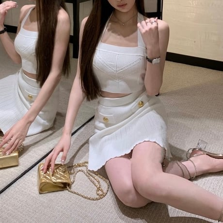フレンチニットセットアップ　0947