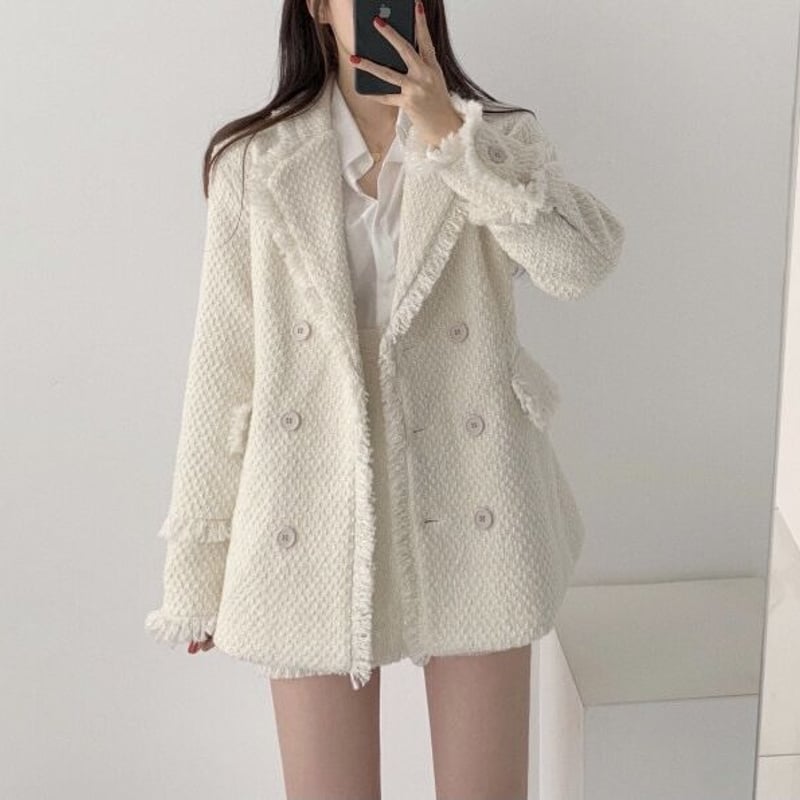 フェミニンツイードジャケット＋スカートセット 0355 | Dolly