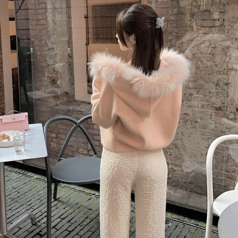 ピンクジップファーパーカー 0577 | Dolly