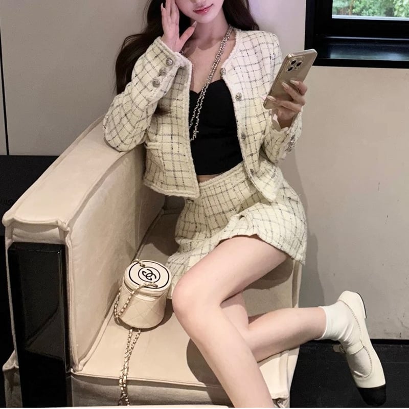 フレンチフェミニンツイードセットアップ 1268 | Dolly