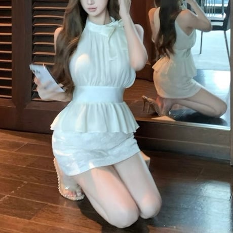 フェミニンリボンシフォントップス　 1167