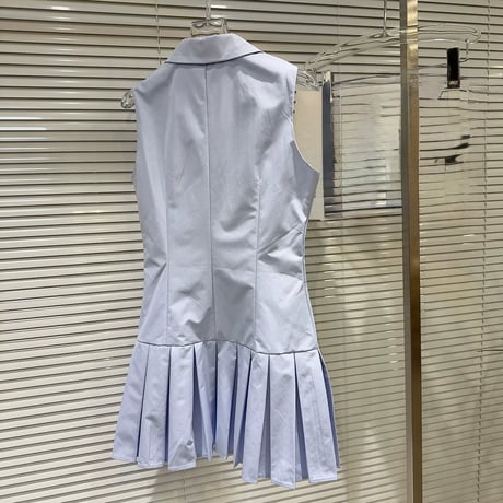 ガーリープリーツシャツワンピース　1173