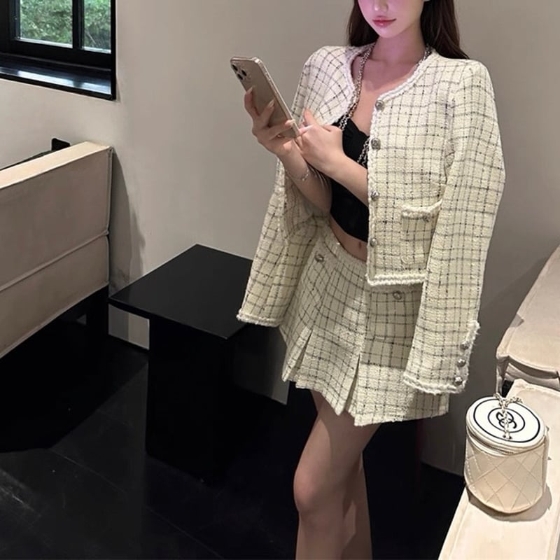 フレンチフェミニンツイードセットアップ 1268 | Dolly