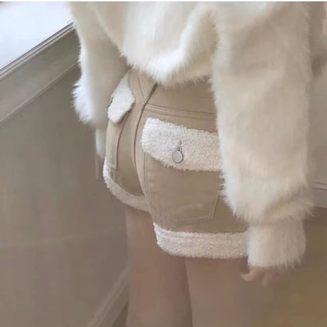 ボアポケットショートパンツ　1295