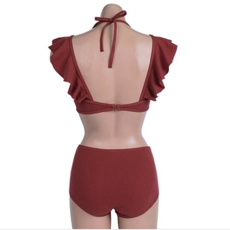 ピンクフリルセクシーSWIM WEAR　0197