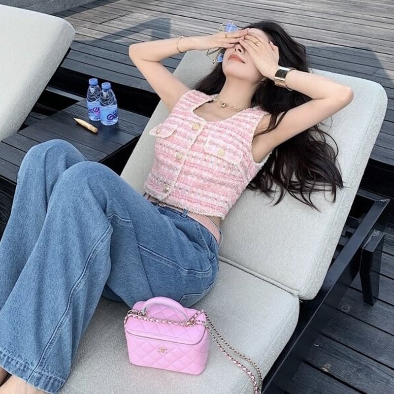 フェミニンピンクツイード（ワンピ/トップス） 0667 | Dolly