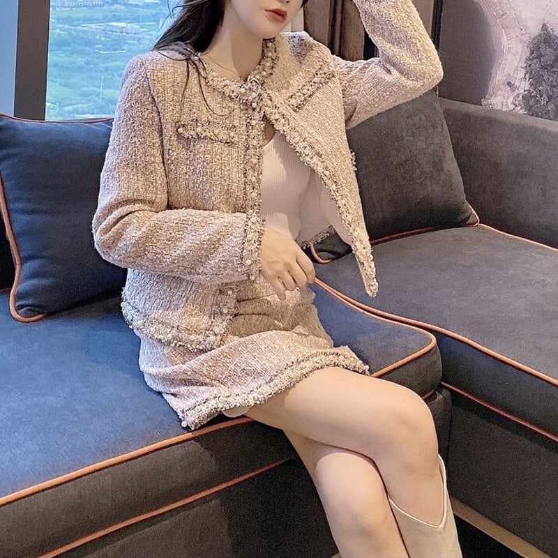 ツィード　セットアップ ツィード セットアップ Amazon | [BLZXIAN] ツイードセットアップ