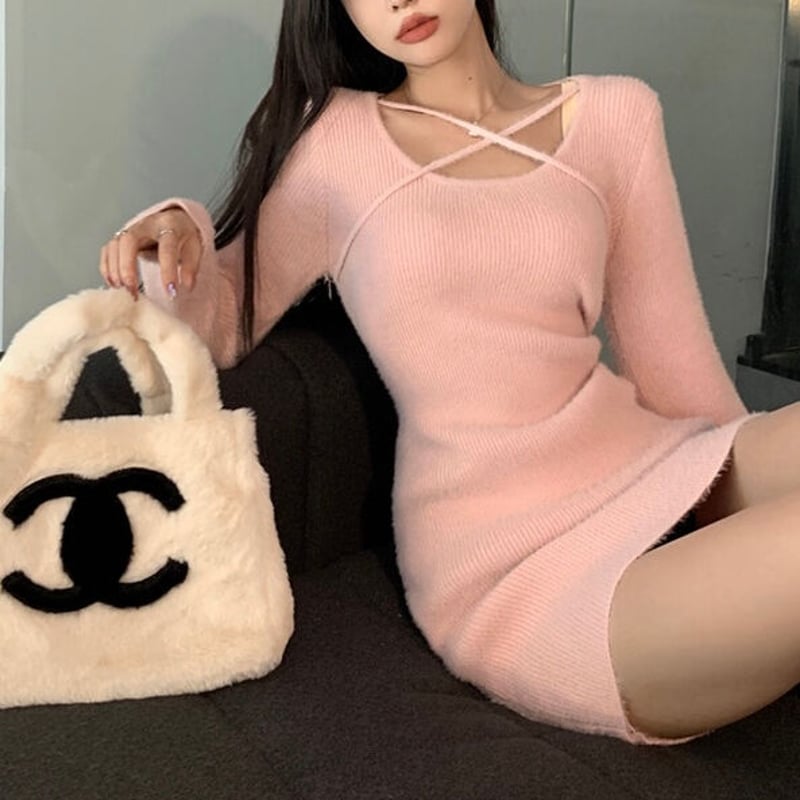 極美品♡ルネ♡ニットワンピース 極美品♡ルネ♡ニットワンピース