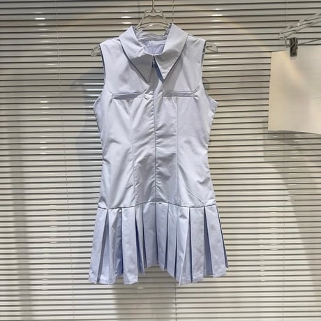 ガーリープリーツシャツワンピース　1173