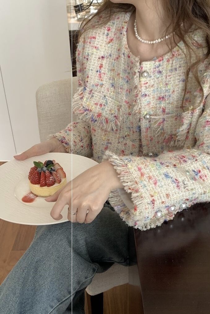 45Ｒ　チェック柄コットンツイードジャケット 2wayカラー　イエロー 楽天市場】Allegra K チェック ジャケット チェック柄