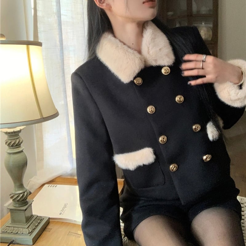 ネイビーファーセットアップ 0807 | Dolly 