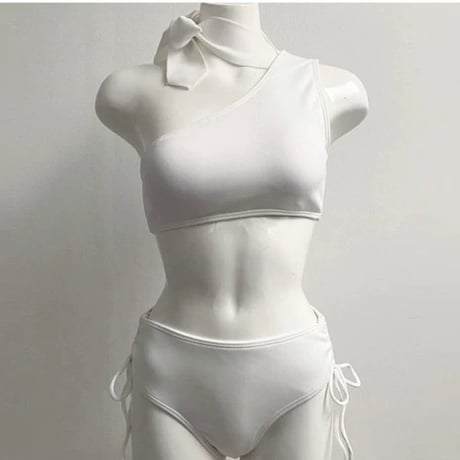 リボンデザインワンショルSWIM WEAR　1206